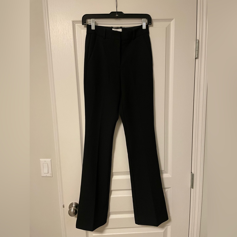 Aritzia Babaton - bootcut black trousers - size 0